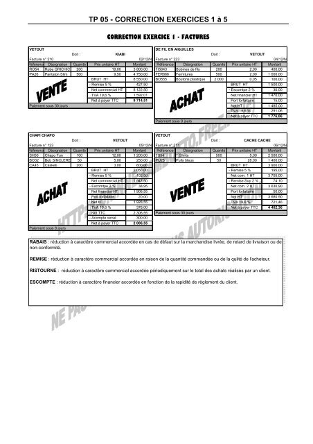 05 Tp Correction 5 1 Exercices à dthQCsr
