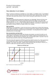 Gas Detection in Air Intakes - ICEWeb