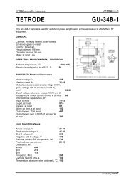 TETRODE GU-34B-1 - Cqham.ru