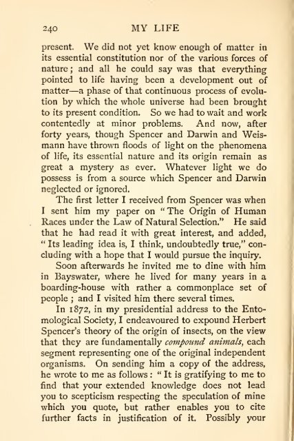 My life : a record of events and opinions - Wallace-online.org