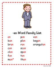 -ook Word Family List - Little Book Lane