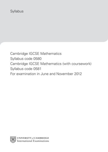 Cambridge IGCSE grading explained 