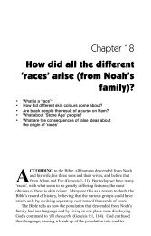 Chapter 18 How did all the different 'races' arise (from Noah's family)?