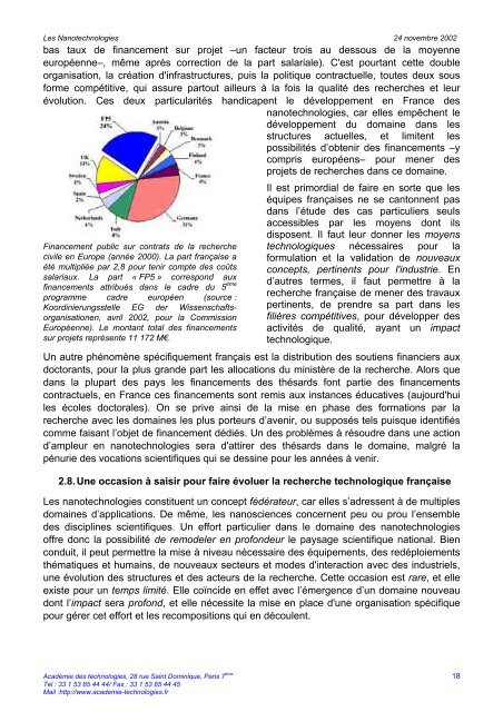 Les Nanotechnologies : - Page personnelle de Christian J. Bordé