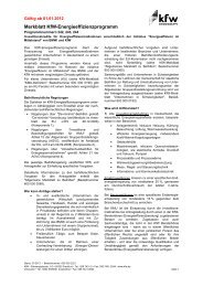 Merkblatt KfW-Energieeffizienzprogramm