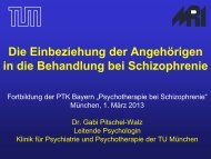 Theorie und Praxis der Psychoedukation - PTK Bayern