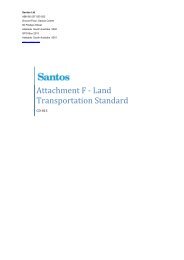 Attachment F - Land Transportation Standard - Santos