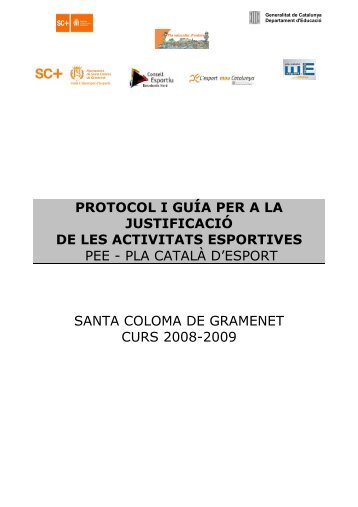 protocol de les activitats esportives del pee - Ajuntament de Santa ...