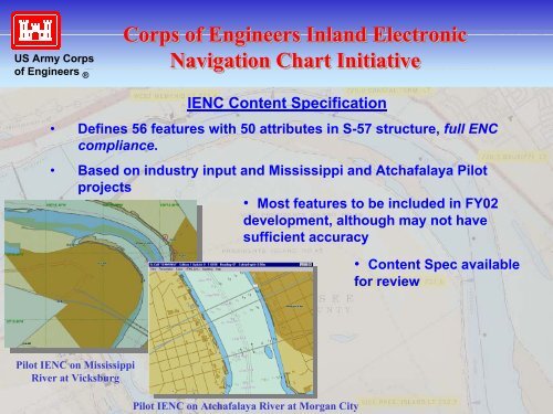 Corps of Engineers Inland Electronic Navigation Chart Initiative ...