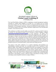 List of accepted papers and panels - Contested Global Landscapes
