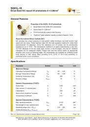 sg01L-18 SiC Photodiode - Boston Electronics Corporation