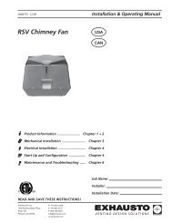 RSV Chimney Fan - Enervex
