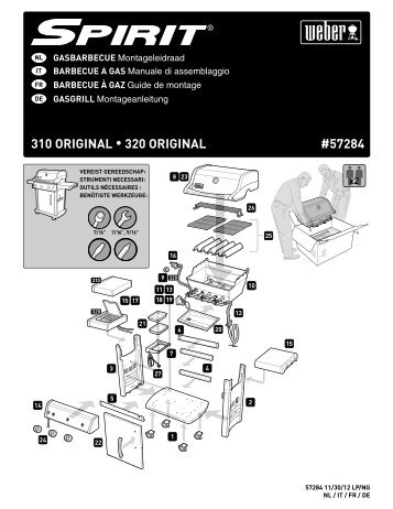 Aufbauanleitung Spirit Original E 310 / E 320 - Weber - Der Grill ...