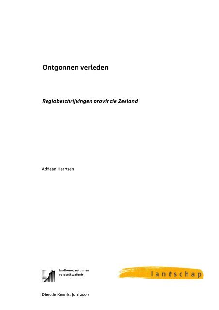 Ontgonnen verleden
