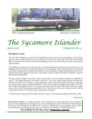 April - Sycamore Island Club