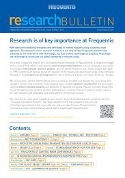 Research Bulletin - Frequentis