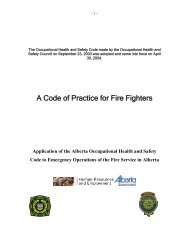 A Code of Practice for Fire Fighters (Alberta) - Pseg.com