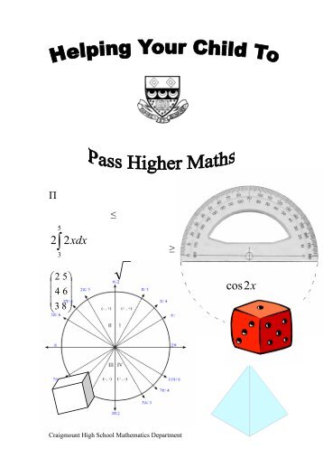 Help Your child with Higher Maths - Craigmount High School
