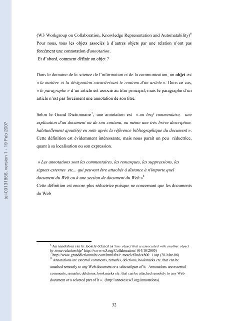 L'annotation pour la recherche d'information dans le contexte d ...