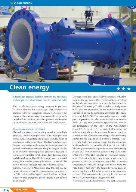 hydrocarbons go large clean energy selling success - Cryostar