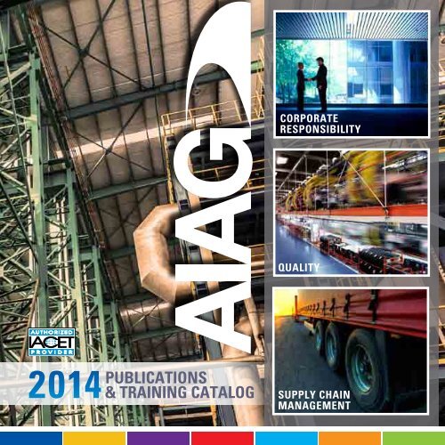 Download Training Catalog - Automotive Industry Action Group