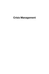 Crisis Management