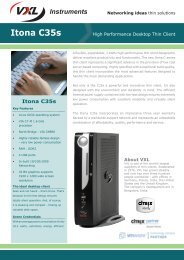 Itona C35s - VXL Instruments