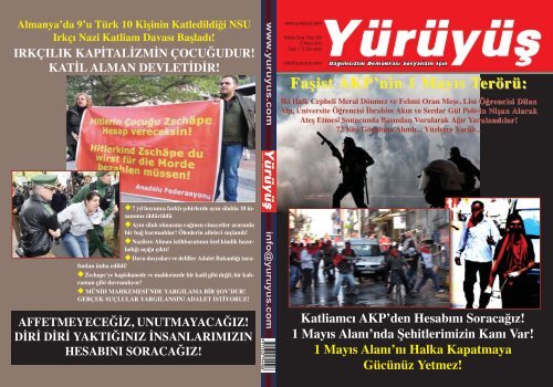 1 MAYIS ALANI'NDA ŞEHİTLERİMİZİN KANI VAR! - Yürüyüş