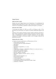 Programma completo del corso di Lingua francese a.a. 2012/13