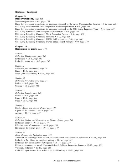 Enlisted Promotions and Reductions - Soldier Support Institute - U.S. ...