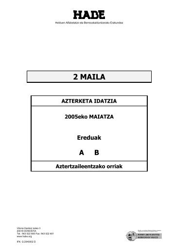 2 MAILA - HABE