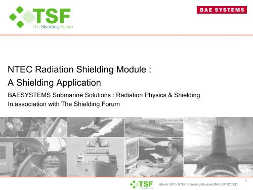 NTEC Radiation Shielding Module : A Shielding ... - Nuclear Physics