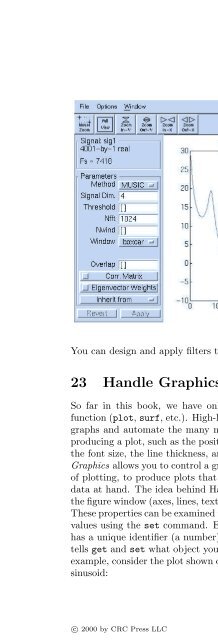 Basics of MATLAB and Beyond