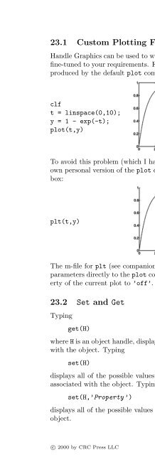 Basics of MATLAB and Beyond