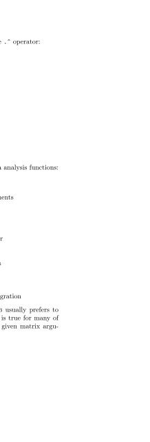 Basics of MATLAB and Beyond