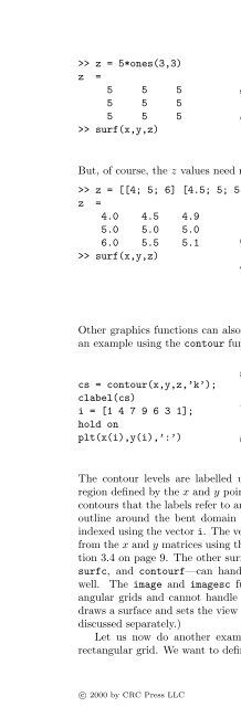 Basics of MATLAB and Beyond