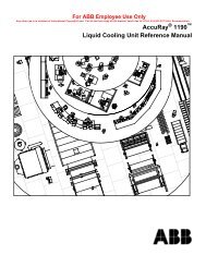 Liquid Cooling Unit Reference Manual - ABB SolutionsBank