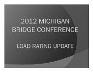 Load Rating Update - Michigan's Local Technical Assistance Program
