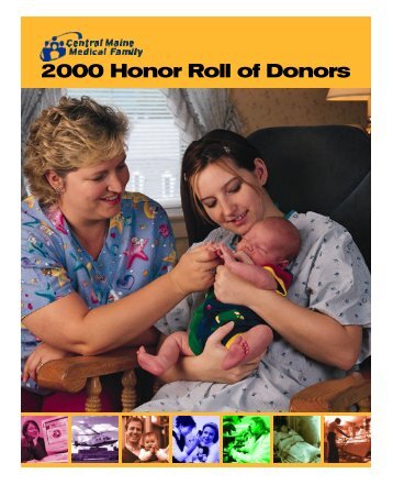 2000 Honor Roll of Donors - Central Maine Medical Center