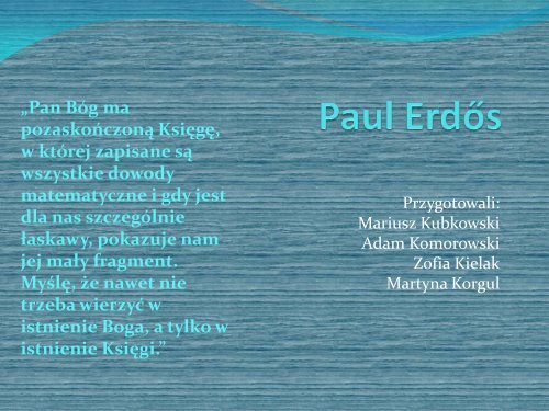 Paul Erdos
