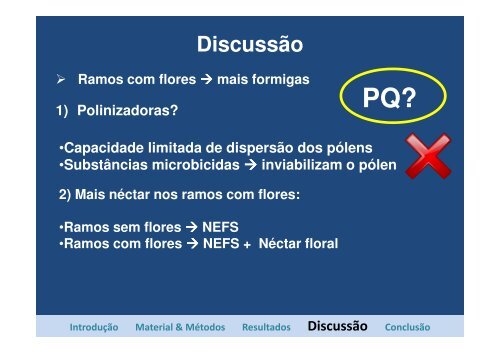 Formigas diminuem a visitação de polinizadores de Cordia ...