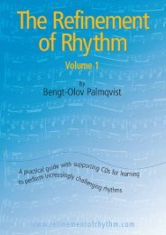 The Refinement of Rhythm, Volume 1 - Inside Music Teaching