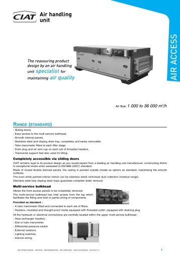 Air handling unit - Euroconfort