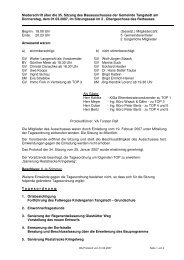 Protokoll der 35. Sitzung des Bauausschusses vom 01.03.2007