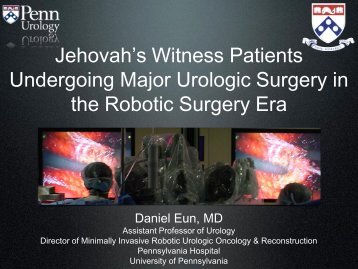 Jehovah's Witness Patients Undergoing Major Urologic Surgery in ...