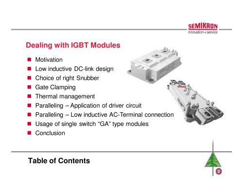 Dealing with IGBT Modules