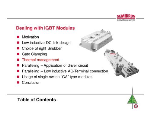 Dealing with IGBT Modules