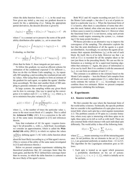 Product distribution theory for control of multi-agent systems