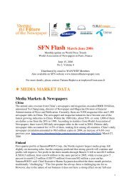 MEDIA MARKET DATA - World Association of Newspapers