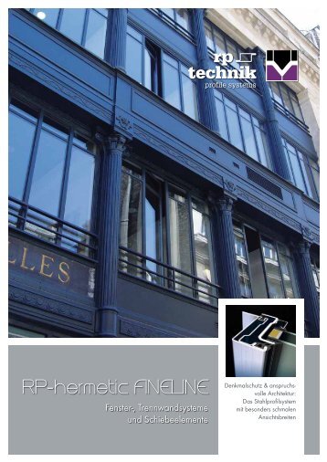 Broschüre FINELINE - RP Technik